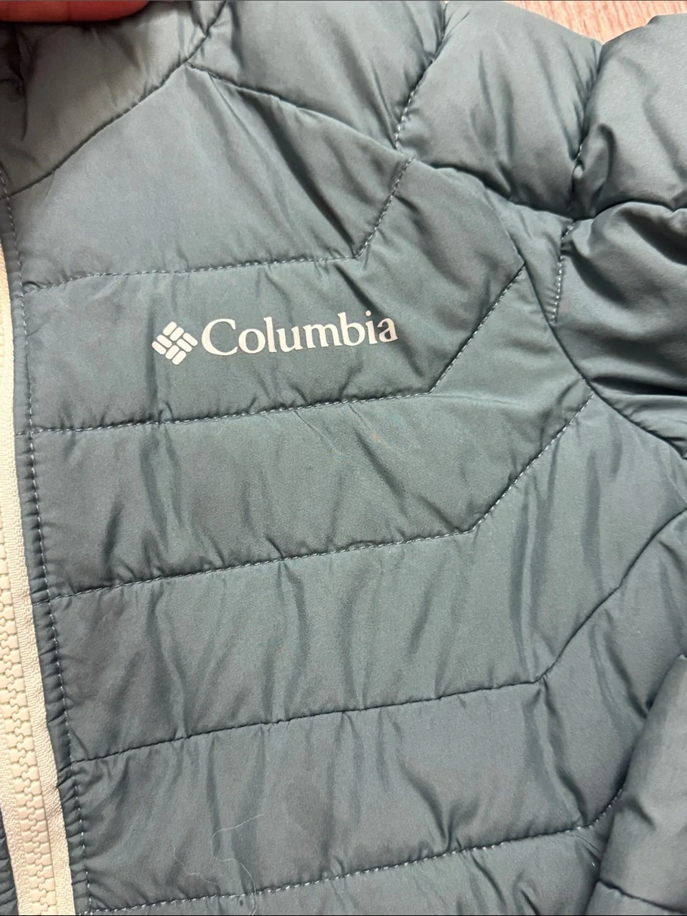 Columbia Teal Hooded Quilted Jacket - Picture 4 of 5